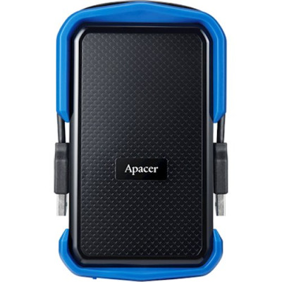 Зовнішній жорсткий диск PHD External 2.5'' Apacer USB 3.1 AC631 1TB Black/Blue (color box)