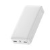 Зовнішній акумулятор Baseus Bipow Digital Display Power Bank 20000mAh 15W White
