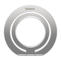 Підставка для мобільного  Baseus Halo Series Foldable Metal Ring Stand（Single-ring）Silver
