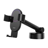 Автотримач для телефона Baseus Simplism gravity car mount holder with suction base Black Автотримач для телефона Baseus Simplism gravity car mount holder with suction base Black