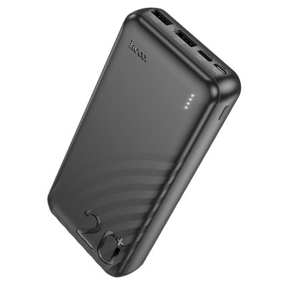 Зовнішній акумулятор HOCO J123A Element power bank(20000mAh) Black Зовнішній акумулятор HOCO J123A Element power bank(20000mAh) Black