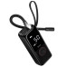 Автомобільний насос HOCO ZP18 Enlighten portable smart air pump Black