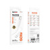 Кабель BOROFONE BX123 Leya 60W silicone charging data cable C to C White Кабель BOROFONE BX123 Leya 60W silicone charging data cable C to C White