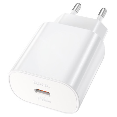 Мережевий зарядний пристрій HOCO N22 Jetta PD25W charger White Мережевий зарядний пристрій HOCO N22 Jetta PD25W charger White