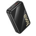Внешний аккумулятор HOCO Q37A Graceful 22.5W+PD20W power bank with two cables(20000mAh) Black