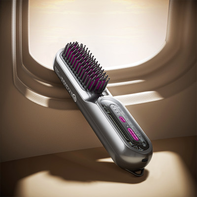 Гребінець для випрямлення волосся HOCO HP45 Heating straight hair comb Gray