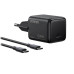 Мережевий зарядний пристрій UGREEN X517 25W USB-C GaN Fast Charger Set EU+1M CC Cable black
