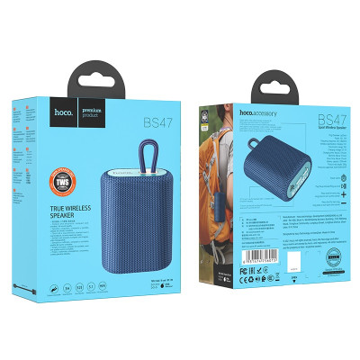 Портативна колонка HOCO BS47 Uno sports BT speaker Navy Blue Портативна колонка HOCO BS47 Uno sports BT speaker Navy Blue