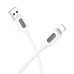 Кабель BOROFONE BX114 Structure silicone charging data cable iP White