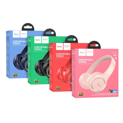 Бездротові накладні навушники HOCO W41 Charm BT headphones Red