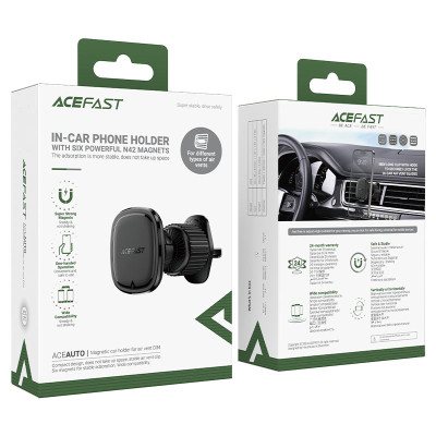 Автотримач для телефона ACEFAST D34 air outlet magnetic car holder Black Автотримач для телефона ACEFAST D34 air outlet magnetic car holder Black