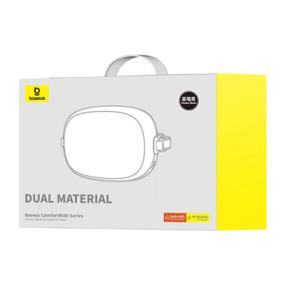 Подушка підголівник Baseus ComfortRide Series Double-Sided Car Headrest Pillow Cluster Black Подушка підголівник Baseus ComfortRide Series Double-Sided Car Headrest Pillow Cluster Black