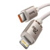 Кабель Baseus Crystal Shine Series Fast Charging Data Cable Type-C to iP 20W 1.2m Pink Кабель Baseus Crystal Shine Series Fast Charging Data Cable Type-C to iP 20W 1.2m Pink
