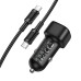 Автомобільний зарядний пристрій BOROFONE BZ34B Cloud PD38W(1C1A) car charger set(C to C) Black Автомобільний зарядний пристрій BOROFONE BZ34B Cloud PD38W(1C1A) car charger set(C to C) Black
