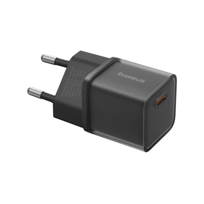 Мережевий зарядний пристрій Baseus GaN5S Fast Charger 1C 30W EU Cluster Black Мережевий зарядний пристрій Baseus GaN5S Fast Charger 1C 30W EU Cluster Black