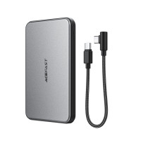 Зовнішній акумулятор ACEFAST M30-5000 PD20W magnetic fast charging power bank with cable Black