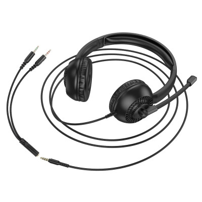 Навушники ігрові HOCO W112 Pure headphones Black Навушники ігрові HOCO W112 Pure headphones Black