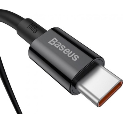 Кабель Baseus Superior Series Fast Charging Data Cable Type-C to Type-C 100W 2m Black Кабель Baseus Superior Series Fast Charging Data Cable Type-C to Type-C 100W 2m Black