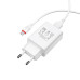 Мережевий зарядний пристрій з кабелем BOROFONE BA21A Long journey single port QC3.0 charger set(Micro) 18W White Мережевий зарядний пристрій з кабелем BOROFONE BA21A Long journey single port QC3.0 charger set(Micro) 18W White