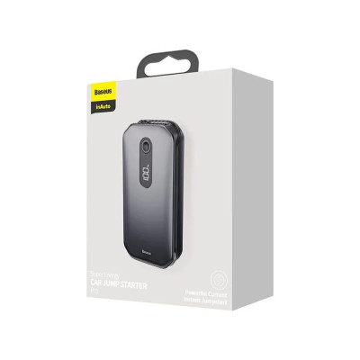 Автомобільний пуско-зарядний пристрій Baseus Super Energy Pro Car Jump Starter (12000mAh) Black Автомобільний пуско-зарядний пристрій Baseus Super Energy Pro Car Jump Starter (12000mAh) Black