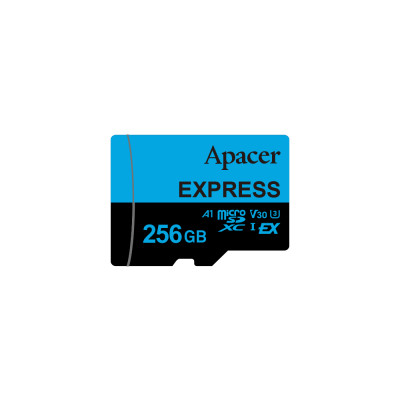 Карта пам'яті microSDXC (UHS-1 U3) Apacer Express 256Gb class 10 V30 A1 Read/Write:810/700 MB/sec (Compatible with Nintendo Switch 2) Карта пам'яті microSDXC (UHS-1 U3) Apacer Express 256Gb class 10 V30 A1 Read/Write:810/700 MB/sec (Compatible with Nintendo Switch 2)
