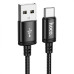 Кабель HOCO X91 Radiance charging data cable for Type-C(L=3M) Black
