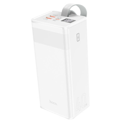 Зовнішній акумулятор HOCO J86 Powermaster 22.5W fully compatible power bank(40000mAh) White