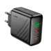 Мережевий зарядний пристрій HOCO CS26A Article PD45W(2C1A) charger Black