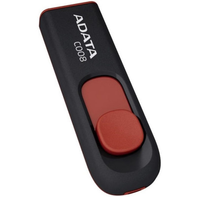 Флеш-накопичувач ADATA USB 2.0 C008 32Gb Black/Red