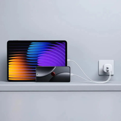 Мережевий зарядний Xiaomi 45W Nano Turbo Charging Power Adapter (2-Port) EU Мережевий зарядний Xiaomi 45W Nano Turbo Charging Power Adapter (2-Port) EU