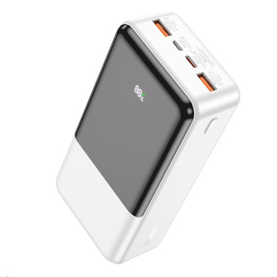 Зовнішній акумулятор HOCO J108B Universe 22.5W fully compatible power bank(30000mAh) White