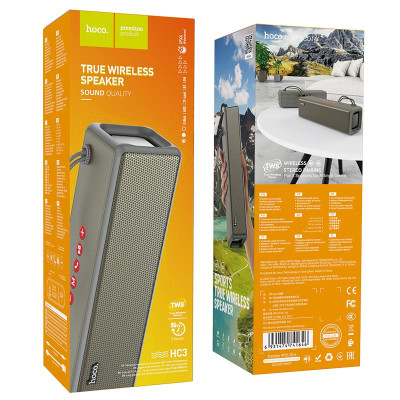 Портативна колонка HOCO HC3 Bounce sports wireless speaker Gray Портативна колонка HOCO HC3 Bounce sports wireless speaker Gray