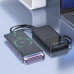 Зовнішній акумулятор BOROFONE BJ76 Smart power bank with 4 cables(10000mAh) Black