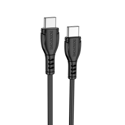 Кабель BOROFONE BX51 Triumph 60W charging data cable Type-C to Type-C Black Кабель BOROFONE BX51 Triumph 60W charging data cable Type-C to Type-C Black