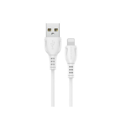 Кабель BOROFONE BX51 USB to iP 2.4A,1m, PVC, PVC connectors, White