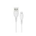 Кабель BOROFONE BX51 USB to iP 2.4A,1m, PVC, PVC connectors, White