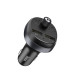 АЗП з FM-модулятором HOCO E41 In-car audio wireless FM transmitter Black