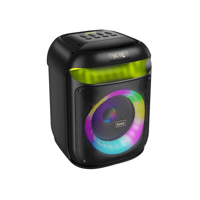 Портативна колонка HOCO HA13 Ramon outdoor BT speaker with two wireless microphones Black Портативна колонка HOCO HA13 Ramon outdoor BT speaker with two wireless microphones Black