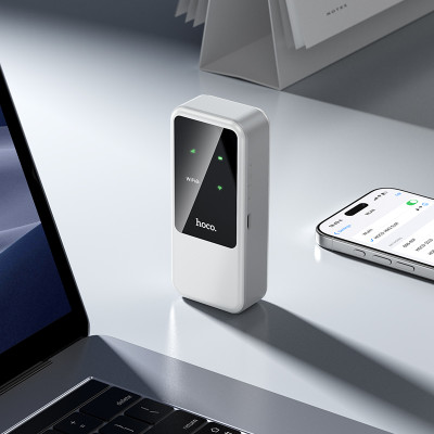 Мобільний роутер HOCO HI42 Mobile portable WiFi(Europe Asia and Africa) White