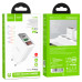 Мережевий зарядний пристрій HOCO C100A PD20W+QC3.0 charger with digital display White Мережевий зарядний пристрій HOCO C100A PD20W+QC3.0 charger with digital display White