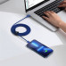 Кабель Baseus Crystal Shine Series Fast Charging Data Cable Type-C to Type-C 100W 1.2m Blue Кабель Baseus Crystal Shine Series Fast Charging Data Cable Type-C to Type-C 100W 1.2m Blue