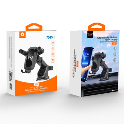 Автотримач для телефона з БЗП WUW-Z30 Black