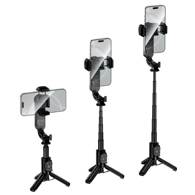 Селфі-трипод HOCO K90 Feliz single-axis live broadcast holder Black