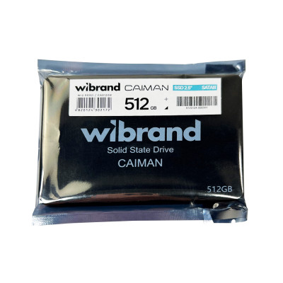 Накопичувач SSD Wibrand Caiman 512GB 2.5 Накопичувач SSD Wibrand Caiman 512GB 2.5