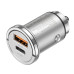 Автомобільний зарядний пристрій HOCO NZ10 Handy PD45W+QC3.0 car charger Silver Автомобільний зарядний пристрій HOCO NZ10 Handy PD45W+QC3.0 car charger Silver