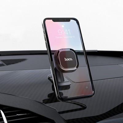 Автотримач для телефона HOCO CA53 Intelligent dashboard in-car holder Black+Gray Автотримач для телефона HOCO CA53 Intelligent dashboard in-car holder Black+Gray