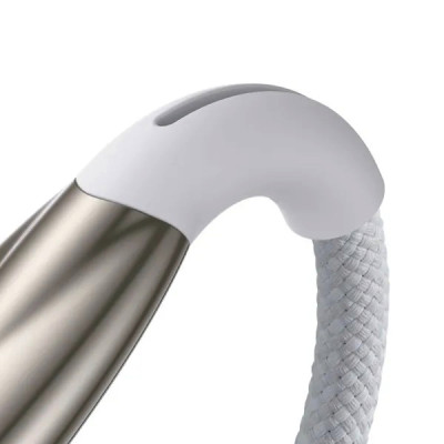 Кабель Baseus Glimmer Series Fast Charging Data Cable Type-C to Type-C 100W 1m White Кабель Baseus Glimmer Series Fast Charging Data Cable Type-C to Type-C 100W 1m White