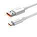 Кабель Baseus Superior Series Fast Charging Data Cable USB to Type-C 100W 1m Moon White Кабель Baseus Superior Series Fast Charging Data Cable USB to Type-C 100W 1m Moon White