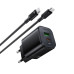 Мережевий зарядний пристрій BOROFONE BAS85A Star PD30W+QC3.0 charger set (C to C) (EU) Black