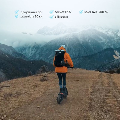 Електросамокат OKAI ES800 Panther Off-Road Black 12 Електросамокат OKAI ES800 Panther Off-Road Black 12